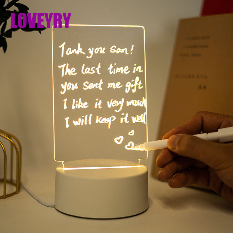 LED Note Board Night Light-Home/Office/Gift-ZDK1