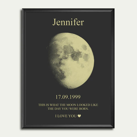 Personalized Moon Phase Art