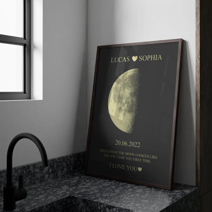 Personalized Moon Phase Art