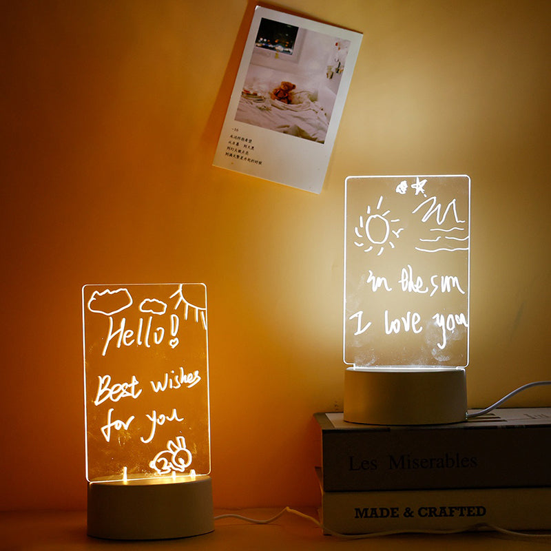 LED Note Board Night Light-Home/Office/Gift-ZDK1